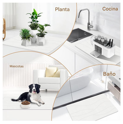 Alfombra Piedra Diatomita Ultra Absorbente