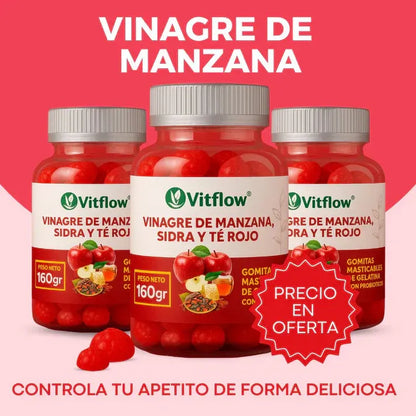 🍎 Hiper Promoción - Gomitas de Vinagre Manzana ¡Solo por hoy!