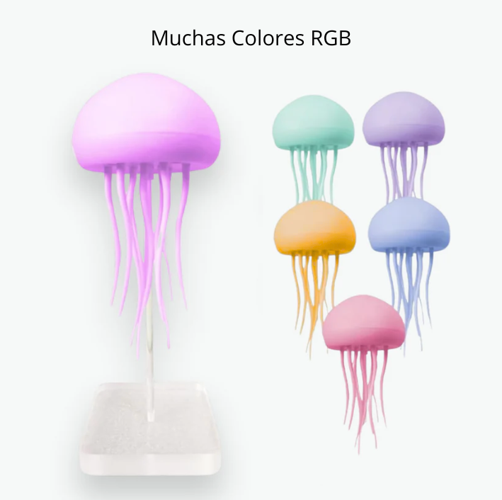 Lampara Medusa Con Movimiento - RGB