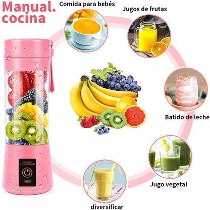 Licuadora Personal 380ml Batidos Jugos