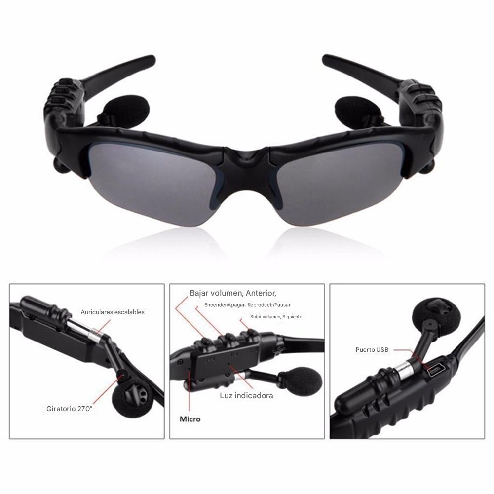 Gafas Con Bluetooth Recargable