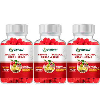 🍎 Hiper Promoción - Gomitas de Vinagre Manzana ¡Solo por hoy!