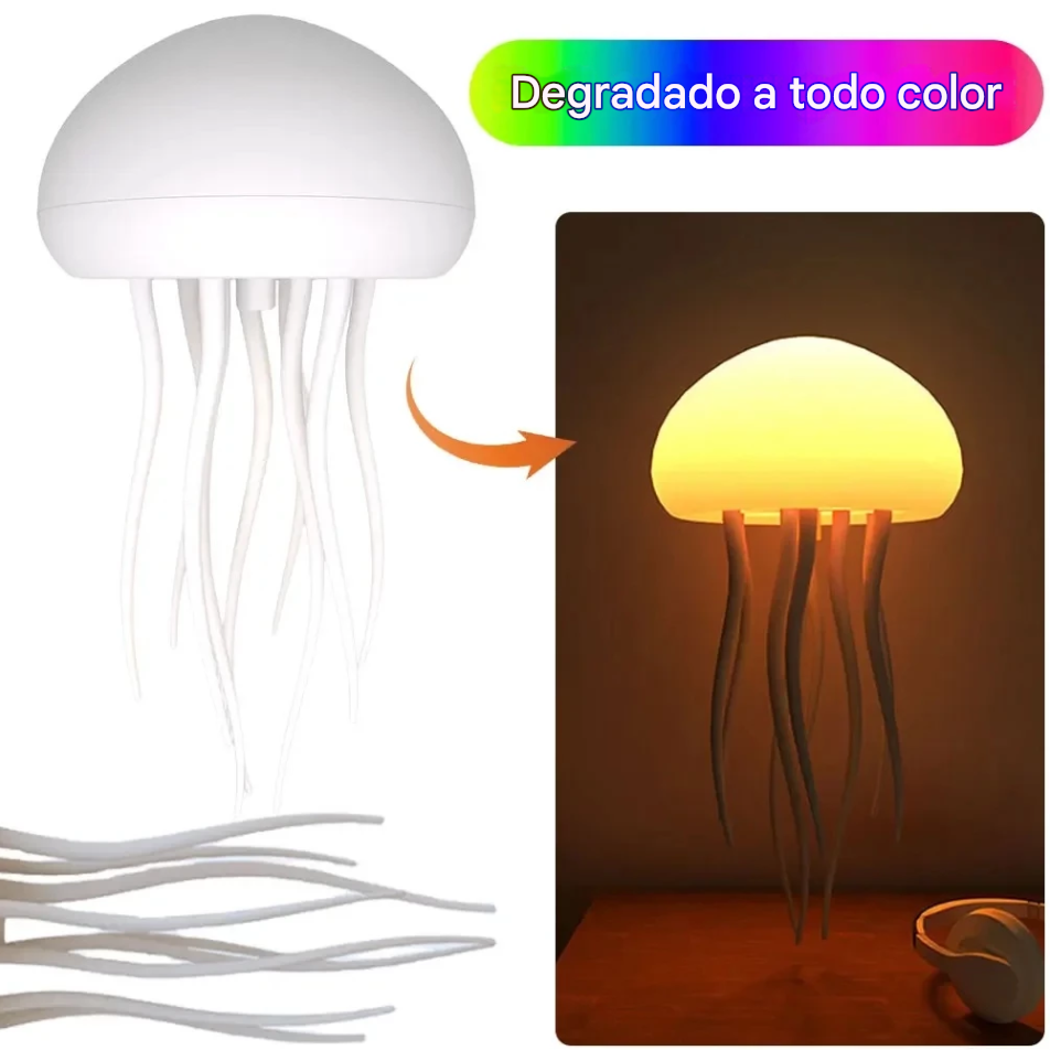 Lampara Medusa Con Movimiento - RGB